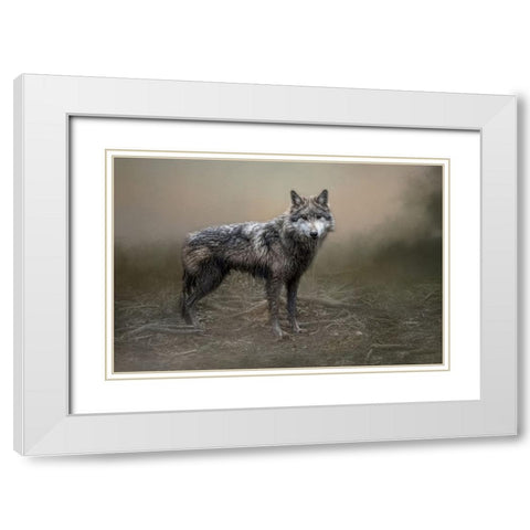 Enduring Spirit White Modern Wood Framed Art Print with Double Matting by Parker, Kelley