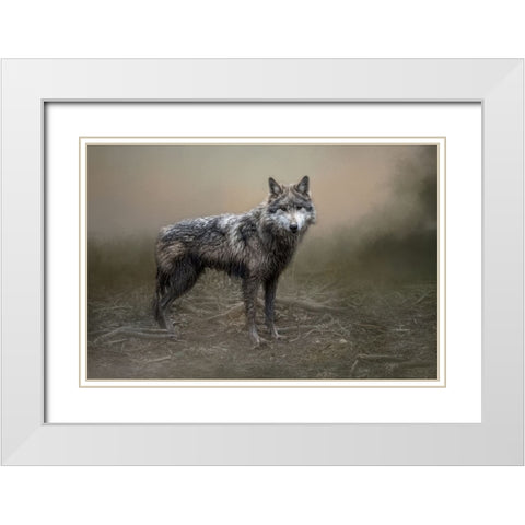 Enduring Spirit White Modern Wood Framed Art Print with Double Matting by Parker, Kelley