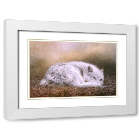 For Your Eyes Only White Modern Wood Framed Art Print with Double Matting by Parker, Kelley