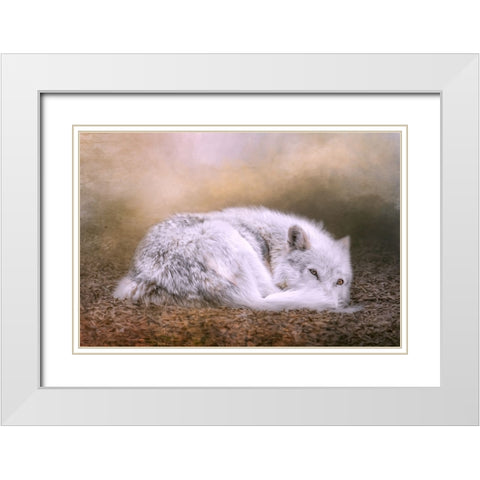 For Your Eyes Only White Modern Wood Framed Art Print with Double Matting by Parker, Kelley