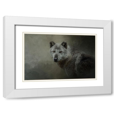 The Last Look Back White Modern Wood Framed Art Print with Double Matting by Parker, Kelley