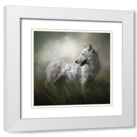 One Last Look White Modern Wood Framed Art Print with Double Matting by Parker, Kelley