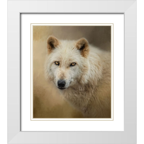 Mesmerize White Modern Wood Framed Art Print with Double Matting by Parker, Kelley