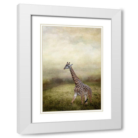 Passing Through White Modern Wood Framed Art Print with Double Matting by Parker, Kelley
