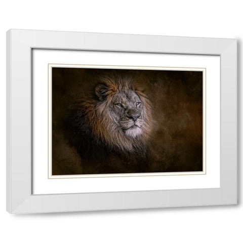 Inner Strength White Modern Wood Framed Art Print with Double Matting by Parker, Kelley