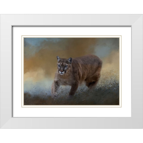 Need for Speed White Modern Wood Framed Art Print with Double Matting by Parker, Kelley