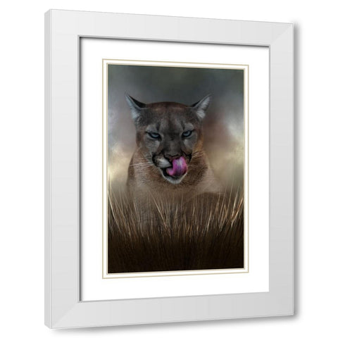 Tasty White Modern Wood Framed Art Print with Double Matting by Parker, Kelley