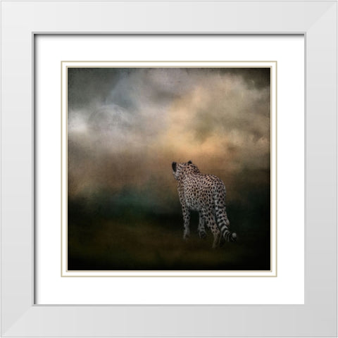Heading Home White Modern Wood Framed Art Print with Double Matting by Parker, Kelley