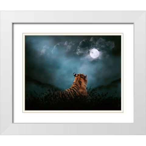 Light on the Kingdom White Modern Wood Framed Art Print with Double Matting by Parker, Kelley