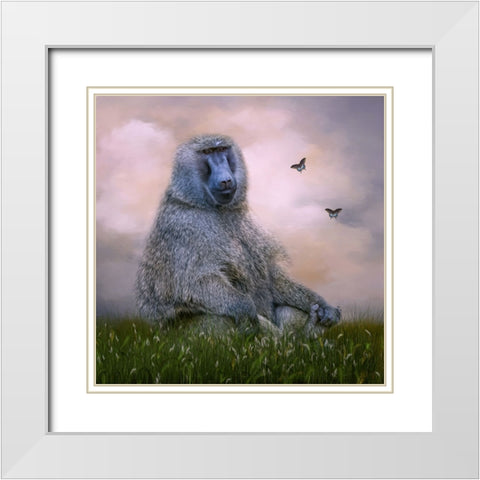 The Easy Life White Modern Wood Framed Art Print with Double Matting by Parker, Kelley