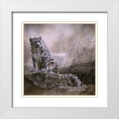 Edge of the Storm White Modern Wood Framed Art Print with Double Matting by Parker, Kelley
