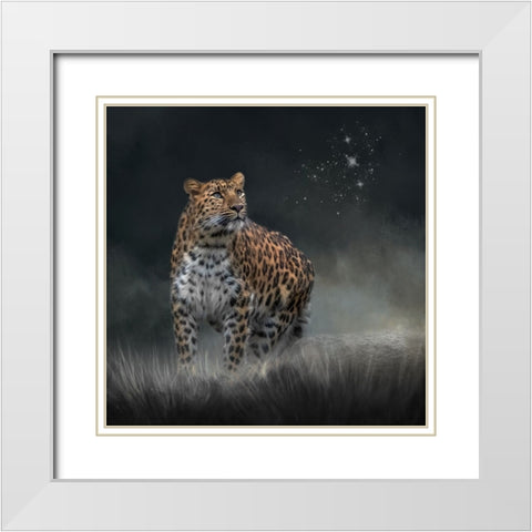 Neverending Dreamer White Modern Wood Framed Art Print with Double Matting by Parker, Kelley