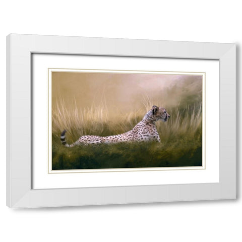 Hidden Danger White Modern Wood Framed Art Print with Double Matting by Parker, Kelley
