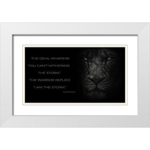 The Beast Within White Modern Wood Framed Art Print with Double Matting by Parker, Kelley
