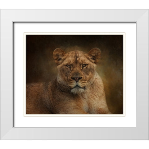 Confidence in Power White Modern Wood Framed Art Print with Double Matting by Parker, Kelley