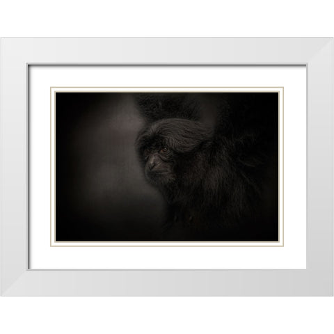 King of Swing White Modern Wood Framed Art Print with Double Matting by Parker, Kelley