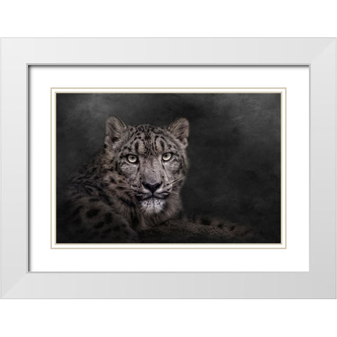 Piercing the Darkness White Modern Wood Framed Art Print with Double Matting by Parker, Kelley