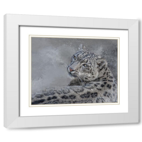 The Look White Modern Wood Framed Art Print with Double Matting by Parker, Kelley