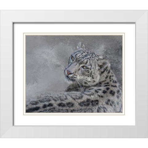 The Look White Modern Wood Framed Art Print with Double Matting by Parker, Kelley