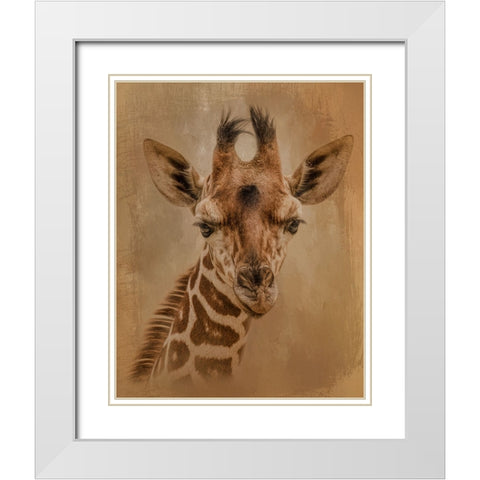 Gentle Giant White Modern Wood Framed Art Print with Double Matting by Parker, Kelley