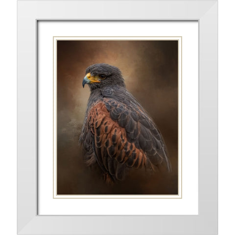 Always Alert White Modern Wood Framed Art Print with Double Matting by Parker, Kelley