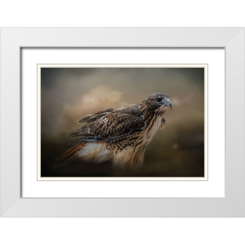 Chase the Wind White Modern Wood Framed Art Print with Double Matting by Parker, Kelley