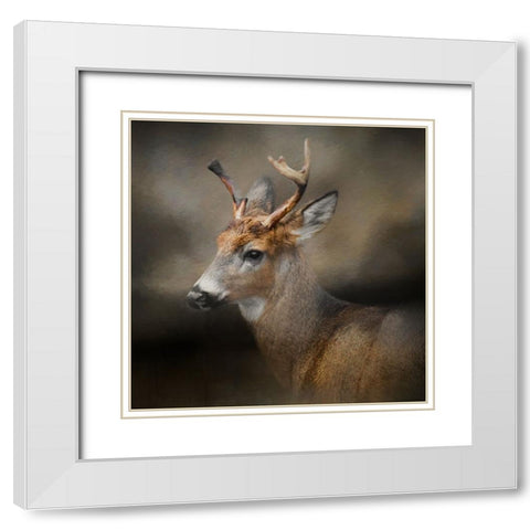 Forest Spirit White Modern Wood Framed Art Print with Double Matting by Parker, Kelley