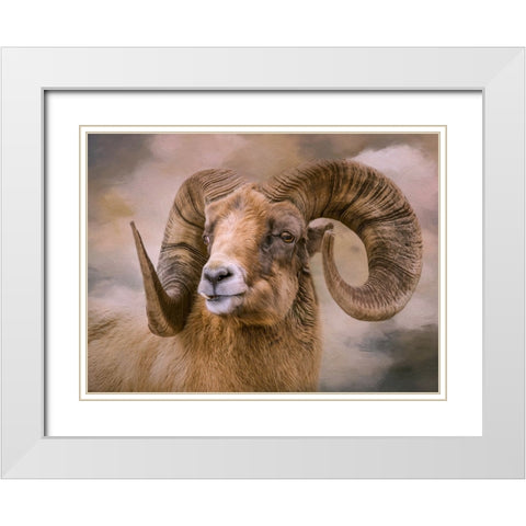 Mountain Dweller White Modern Wood Framed Art Print with Double Matting by Parker, Kelley