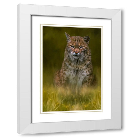Standing Watch White Modern Wood Framed Art Print with Double Matting by Parker, Kelley