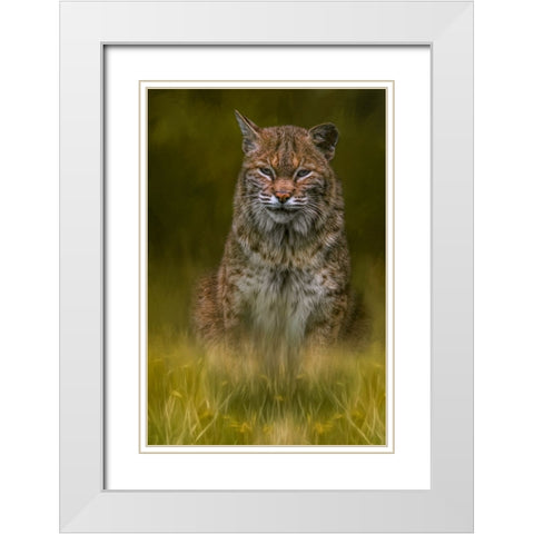 Standing Watch White Modern Wood Framed Art Print with Double Matting by Parker, Kelley