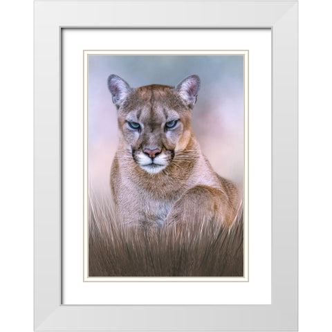 The Hypnotist White Modern Wood Framed Art Print with Double Matting by Parker, Kelley