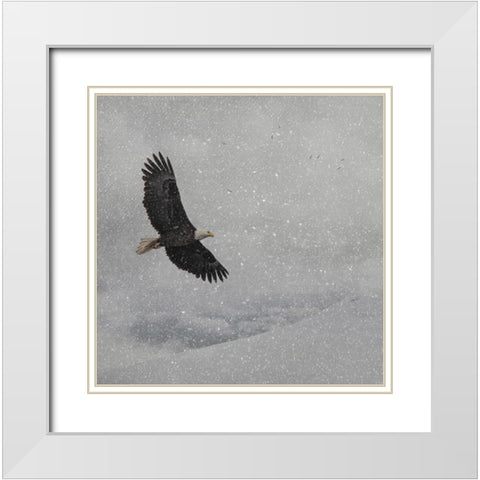 Peace on Earth White Modern Wood Framed Art Print with Double Matting by Parker, Kelley