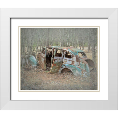 Abandoned White Modern Wood Framed Art Print with Double Matting by McFerrin, Larry