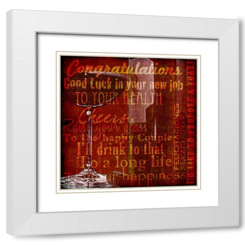 For All the Reasons White Modern Wood Framed Art Print with Double Matting by Wolk, Lisa