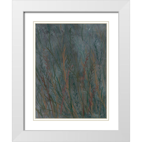 Green Marsh Grass I White Modern Wood Framed Art Print with Double Matting by Lee, Judson