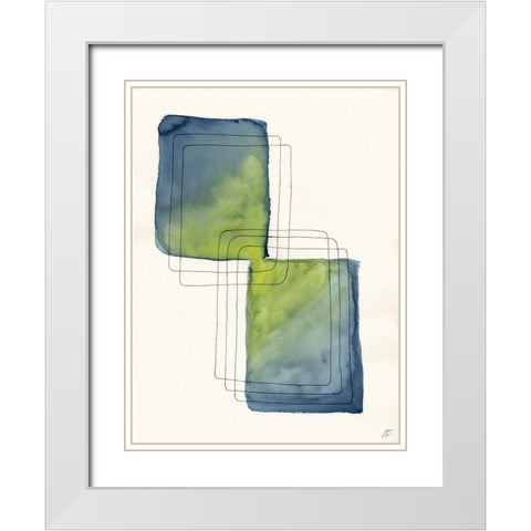 2 Box Sketch White Modern Wood Framed Art Print with Double Matting by Lee, Judson