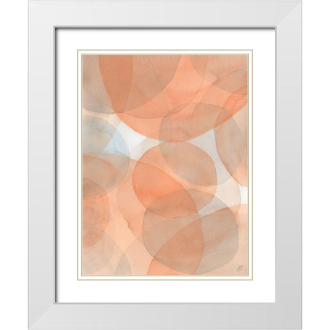 Bubble Water I White Modern Wood Framed Art Print with Double Matting by Lee, Judson