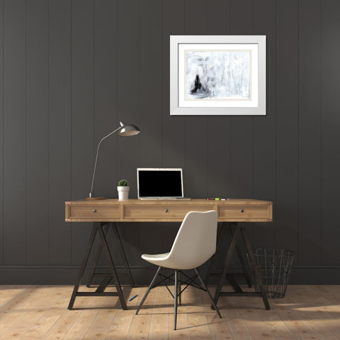 Growing Mt. 1 White Modern Wood Framed Art Print with Double Matting by Lee, Judson