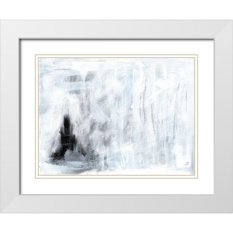 Growing Mt. 1 White Modern Wood Framed Art Print with Double Matting by Lee, Judson