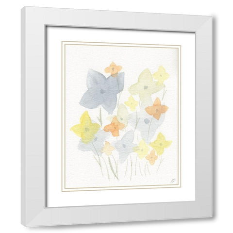 Pinwheel Group White Modern Wood Framed Art Print with Double Matting by Lee, Judson