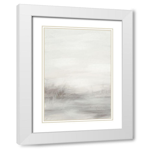 Soft-Soft Earth White Modern Wood Framed Art Print with Double Matting by Lee, Judson