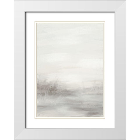 Soft-Soft Earth White Modern Wood Framed Art Print with Double Matting by Lee, Judson