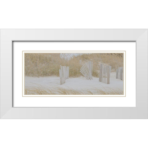 Soft Beach Dune White Modern Wood Framed Art Print with Double Matting by Lee, Judson