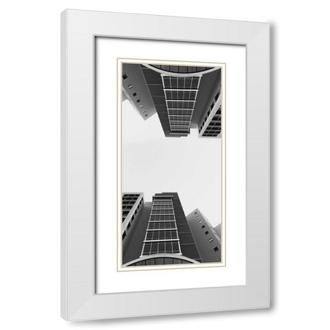 Timeless Elegance White Modern Wood Framed Art Print with Double Matting by Lee, Judson