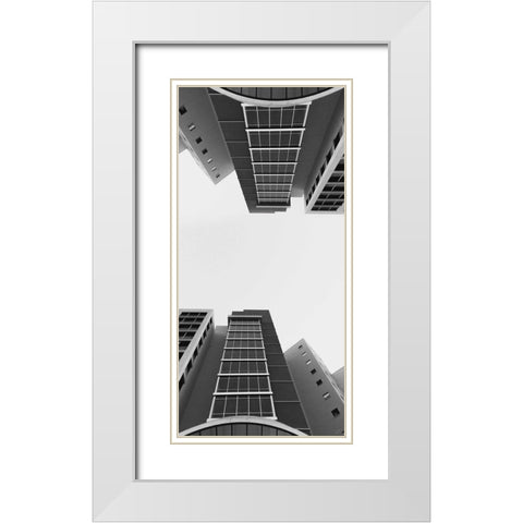 Timeless Elegance White Modern Wood Framed Art Print with Double Matting by Lee, Judson