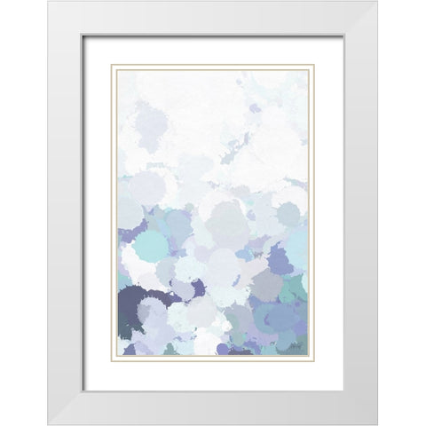 Light Abstract I White Modern Wood Framed Art Print with Double Matting by Fay, Mela