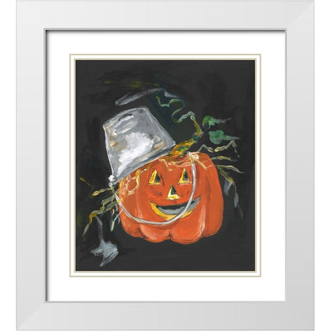 Bucket Head White Modern Wood Framed Art Print with Double Matting by Strong, Molly Susan