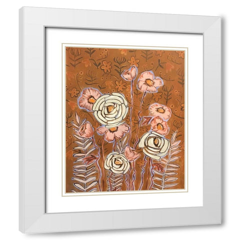 Autumn White Modern Wood Framed Art Print with Double Matting by Rupp, Mariah