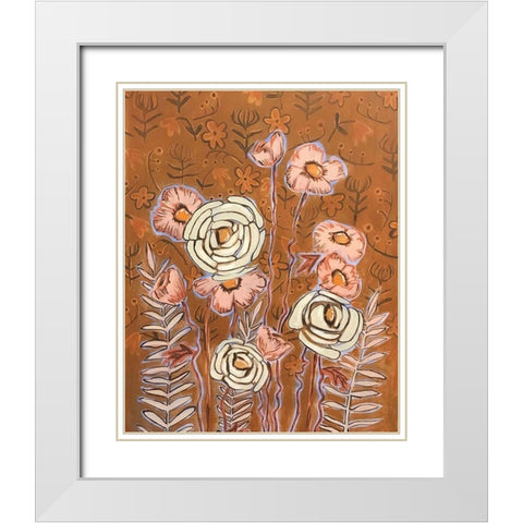 Autumn White Modern Wood Framed Art Print with Double Matting by Rupp, Mariah