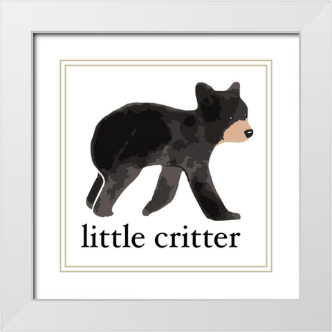Little Critter White Modern Wood Framed Art Print with Double Matting by Rupp, Mariah